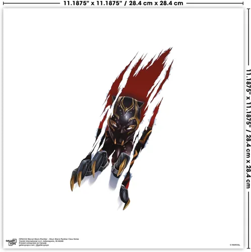 Miniatura 4 de Trends International Gallery Pops Marvel - Black Panther - Shuri Wall Art Bundle (3-Pack) Gallery Pops Wall Art, Black Framed Version