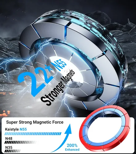 Miniatura 4 de Kaistyle for Magsafe Car Mount【Powerful Suction】 Vacuum Magnetic Phone Holder for Car Phone Holder Mount Suction Cup Phone Mount for Car Dashboard