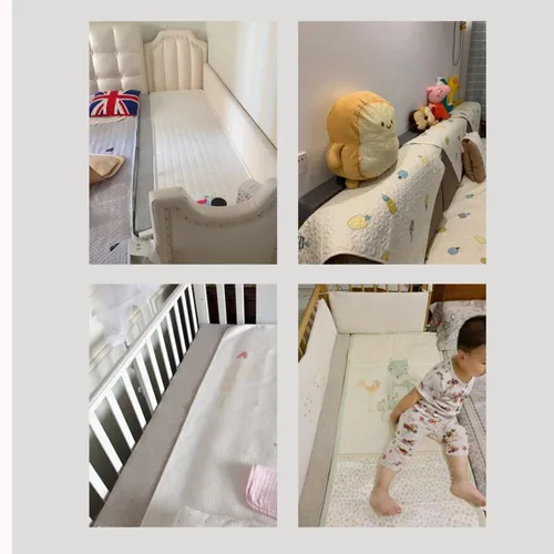 Miniatura 5 de Relleno de espacio de cama de tamaño personalizado, espacio entre la tabla del pie o la pared de la cama, protector de cama, extensor de colchón