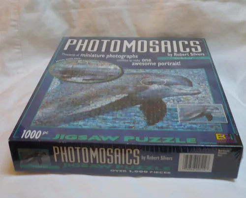 Miniatura 5 de Rompecabezas de delfines fotomosaicos 1000pc