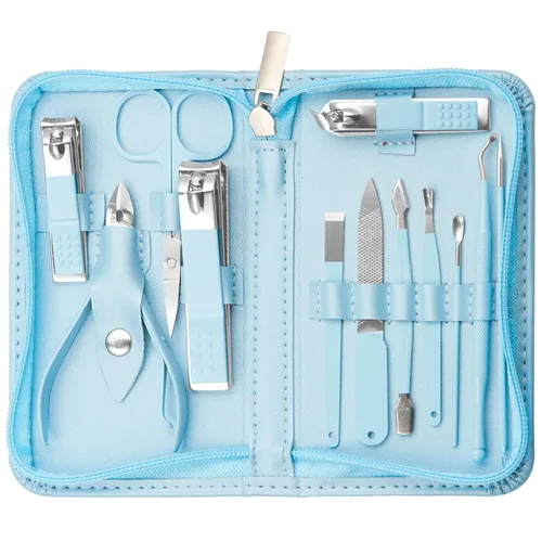 Kit de Uñas Tumkun, Kit de Manicura, Kit de Cuidado de Uñas para Mujeres, Juego de Manicura y Pedicura, Kit de Cortaúñas para Uñas de los Pies, Kit