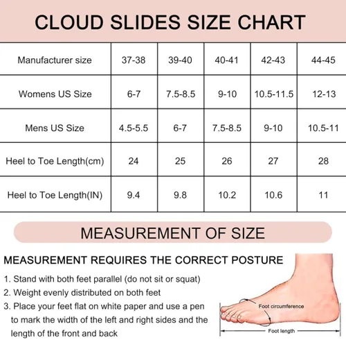 Miniatura 4 de Sandalias Cloud para mujeres y hombres,Sandalias de baño con almohadilla,Zapatos de plataforma de suela gruesa antideslizante EVA