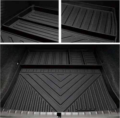 Miniatura 4 de Personalizado para BMW Serie 5 G30 2017-2023 Alfombrillas de Piso Forro de Carga Juego de Accesorios TPE Todo Clima 530i,540i,530e,M550i,xDrive,M5