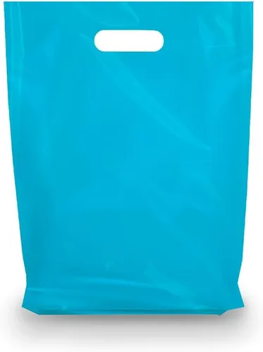 Miniatura 12 de Bolsas de mercancía de plástico MMSBAGS para venta al por menor, con asas troqueladas, fuertes, resistentes al desgarro, diferentes tamaños