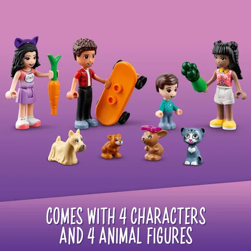 Miniatura 5 de LEGO Friends Pet Day-Care Center 41718 - Juego de juguetes de construcción para niños, niñas y niños a partir de 7 años (593 piezas)