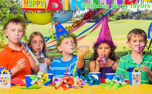 Miniatura 5 de 30 paquetes divertidos de regalo de verano únicos mini peces surtidos juguetes de burbujas para niños, niños, aula, estudiantes, regalos