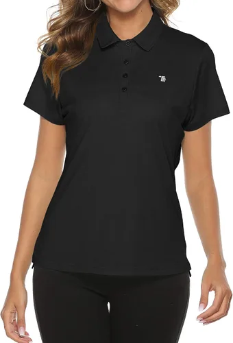 Miniatura 2 de MoFiz Camisas de golf de manga corta que absorben la humedad