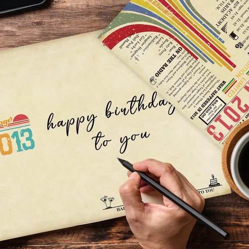 Miniatura 4 de Missonemi Tarjeta de Cumpleaños 13, Regalos Retro de 13 Cumpleaños para Niños Niñas, Ideas de Regalo de Cumpleaños Feliz de 13 Años para Hijo o MS056