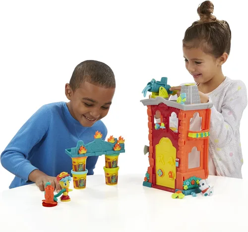 Miniatura 4 de Play-Doh Town Firehouse, Casa de juguete