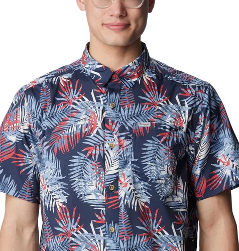 Miniatura 4 de PFG Super Slack Tide Camp - Camiseta para hombre, color gris