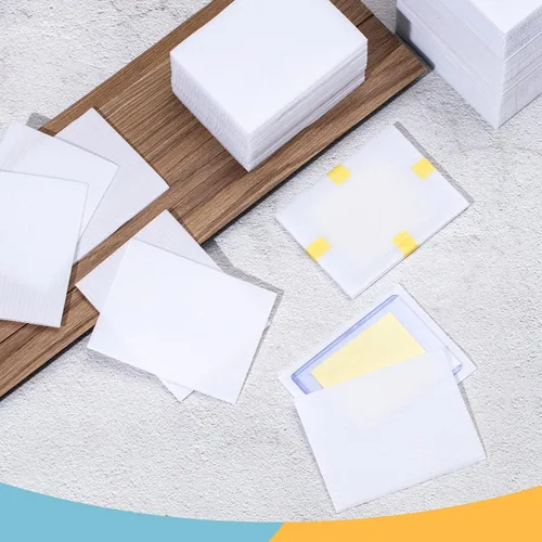 Miniatura 6 de Fuutreo 100 protectores de envío de tarjetas coleccionables de 3.5 x 4.5 pulgadas, suministros de envío de tarjetas intercambiables, insertos