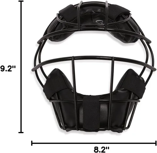Miniatura 2 de Champion Sports Máscara facial de Umpire & Catcher, tallas para adultos y jóvenes, protección facial de béisbol profesional, ajustable, cómoda