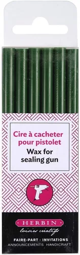 Miniatura 13 de Cera para pistola de pegamento Herbin - 4 3/4 de largo - Blanco blanco (Extra White)