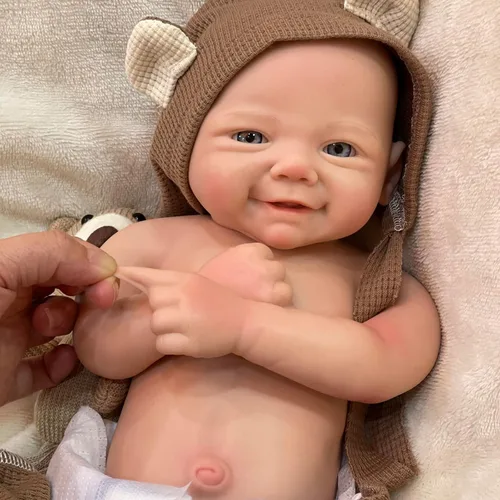 OtardDolls Muñecas Bebé Reborn Realistas Muñeca Bebé Reborn de 17 Pulgadas Cuerpo Completo de Silicona Bebé Hecho a Mano con Peso Recién Nacido