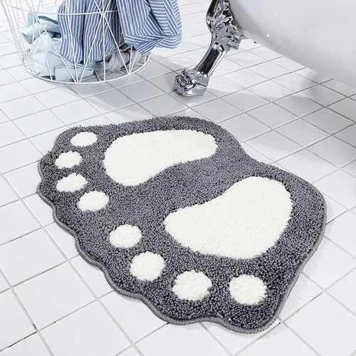 Miniatura 14 de Alfombras de baño, absorbentes de agua, antideslizantes, para usar en el baño, ducha, habitación, etc. Tapete de baño de microfibra suave, lavable a