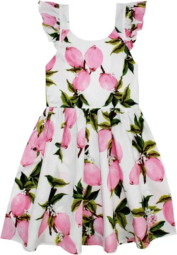 Miniatura 222 de Vestido de verano para niña, de algodón, con diseño floral