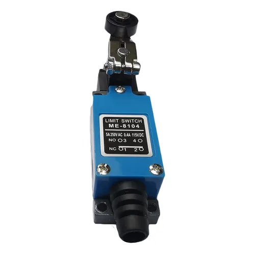 Miniatura 7 de yusheng - Interruptor de límite momentáneo ME-8104, 5 piezas, interruptor de límite de giro ajustable, brazo de palanca de rodillo arduino, NC-NO