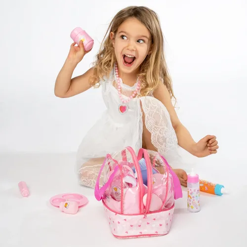 Miniatura 3 de fash n kolor My Sweet Baby Muñeca que Desaparece Juego de Alimentación Cuidado del Bebé Juego de Alimentación para Muñecas de 6 Piezas