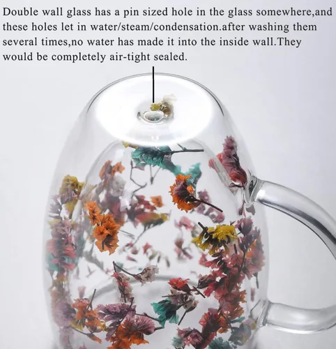 Miniatura 8 de NBHUZEHUA Juego de 2 Tazas de Café de Doble Pared, Juego de Tazas de Vidrio Aisladas, Recién Casados, Compromiso, Aniversario, para Él y Ella