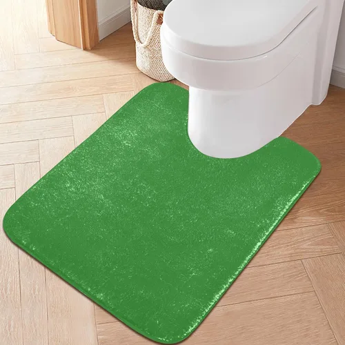 Miniatura 31 de Alfombra de baño amarilla, suave, absorbente, lavable a máquina, juego de alfombras de baño antideslizantes para puerta de baño, dormitorio