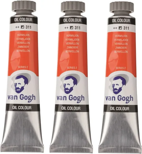 Miniatura 9 de Tarens T0204-313-3 Van Gogh Azorred Deep Oil Paint, Set of 3, 0.7 fl oz (20 ml)