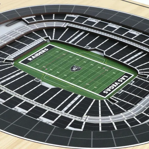 Miniatura 3 de YouTheFan Arte de pared de 5 capas con vista del estadio de la NFL