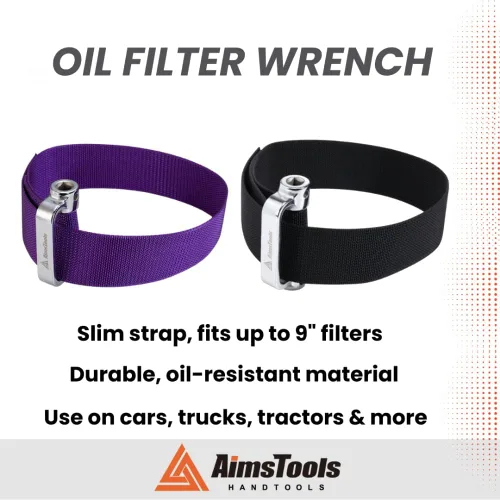 Miniatura 4 de Llave de filtro de aceite de nailon grande de alta resistencia de hasta 9 pulgadas (9.016 in), se adapta a áreas estrechas, herramienta universal