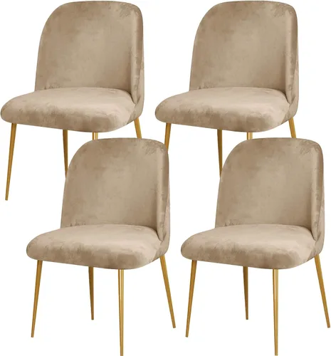 Miniatura 28 de Gollense Fundas de silla con respaldo curvado para comedor, fundas modernas de mediados de siglo, protector de asiento de silla semicírculo