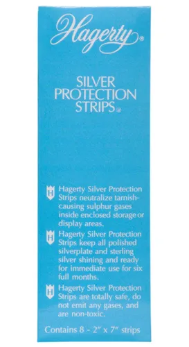 Hagerty Tiras de Protección de Plata, Tiras de Prevención de Deslustre para Cajas de Joyas y Almacenamiento Cerrado, Fabricado en Estados Unidos,