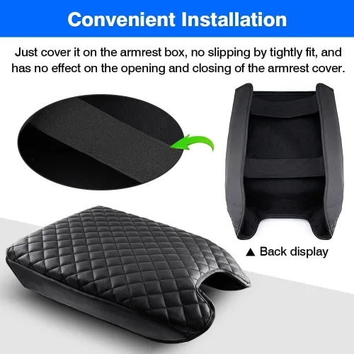 Miniatura 6 de Autorder - Funda para la consola central para Ford F150 2015-2020 / F250 F350 F450 2017-2022 / Expedition 2018-2024 Accesorios para reposabrazos