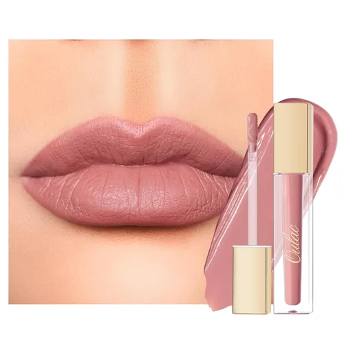 Miniatura 21 de Oulac Lápiz labial rojo líquido mate para mujer, lápiz labial de larga duración, impermeable, sin transferencia, fórmula cremosa de alta 【M08 1000