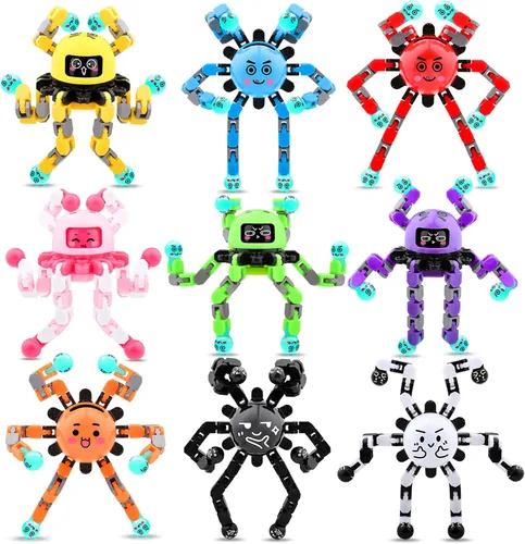 9 juguetes giratorios para niños y adultos, recuerdos de fiesta para niños, bolsas de golosinas a granel, juguete sensorial para aliviar el estrés y