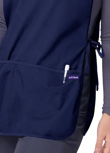 Miniatura 6 de Sivvan Delantal unisex - Delantal Cobbler Paquete de 3 Azul marino