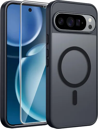 Miniatura 315 de FNTCASE - Funda para iPhone 16 Pro: magnética, mate, translúcida, de grado militar, protectora contra caídas, resistente, fina, duradera y a prueba