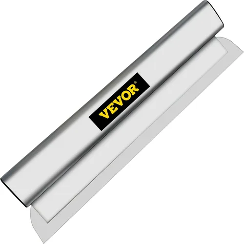 VEVOR Hoja de alisado, cuchillo de alisado de 24 pulgadas, cuchillo de construcción de acero inoxidable europeo, espátula de perfil de aluminio para
