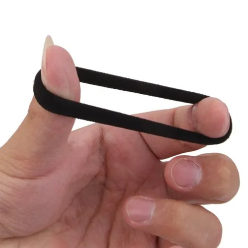 Miniatura 5 de J-MEE Bandas para el cabello para cabello grueso, 100 unidades de algodón sin costuras, simplemente soportes para cola de caballo, accesorios
