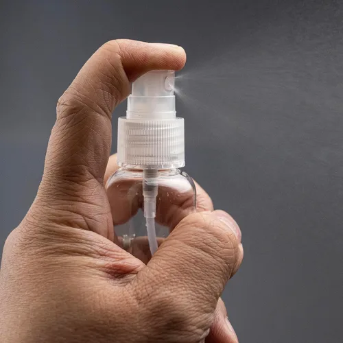 Miniatura 4 de SEVENHEAD Botella atomizadora de aceite esencial de plástico de 2.0 fl oz, 2 onzas, tres colores, transparente, blanco, ámbar, botella pequeña