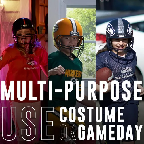 Miniatura 5 de Franklin Sports - Conjuntos de casco y camiseta para niños de la NFL - Conjuntos de uniforme de equipo juvenil de la NFL - Juego de disfraz - Casco