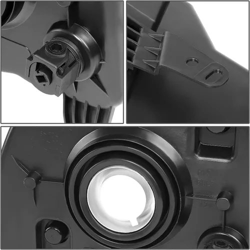 Miniatura 3 de DNA MOTORING HL-OH-FM05-BK-CL1-CFS-H13 - Faros delanteros con carcasa negra de repuesto compatibles con Ford Mustang 05-09, par de bombillas LED