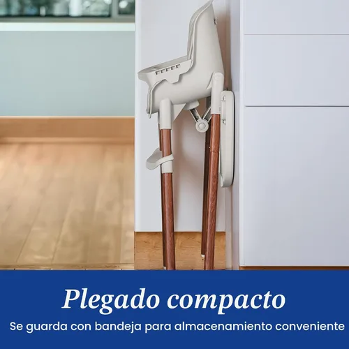 Miniatura 8 de Chicco Zest LE - Silla alta plegable 4 en 1, silla de alimentación, silla para niños pequeños y taburete juvenil, silla alta multiusos fácil de Crema
