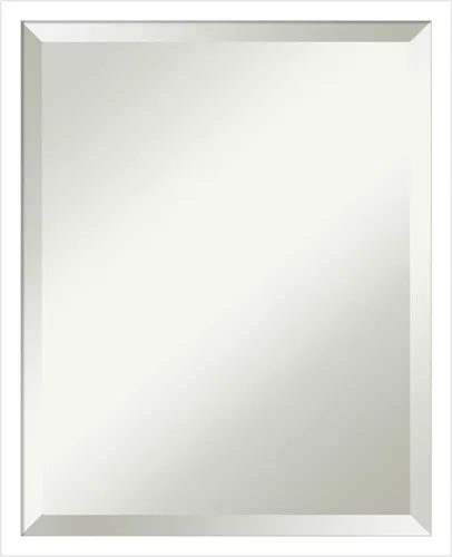 Miniatura 43 de Amanti Art Espejo de pared, espejo de marco de madera blanca lavada para decoración de pared o uso como espejo de baño para sobre el fregadero