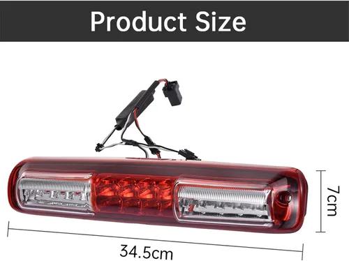Miniatura 4 de Lámpara LED trasera de montaje alto, tercera luz de freno, lámpara de carga impermeable de repuesto para Chevy Silverado/GMC Sierra 1500 2500 3500