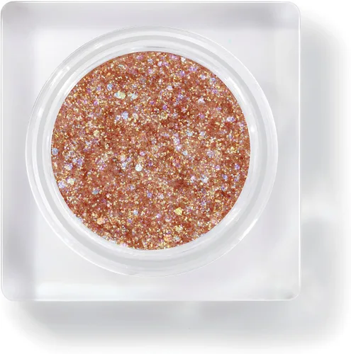Gel Glint Glitter (ron N Sugar, 0.13 onzas), maquillaje corporal multiusos para ojos, mejillas, cuerpo y cabello de LG Beauty. Pigmento rico, brillo