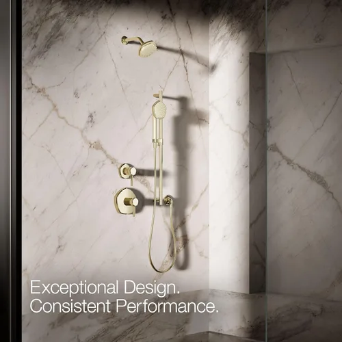 Miniatura 6 de Kohler 27052-G-AF Occasion® Ducha de mano de una sola función, 1.75 gpm, oro francés vibrante