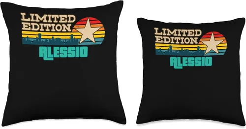 Miniatura 3 de Edición limitada Alex Retro Radio Cassette Name Throw Pillow