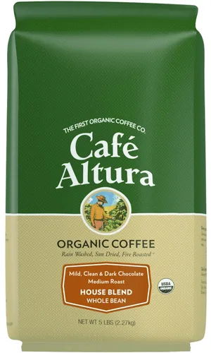 Miniatura 16 de Café Altura - Café orgánico en grano entero, expreso, bolsa de 5 libras