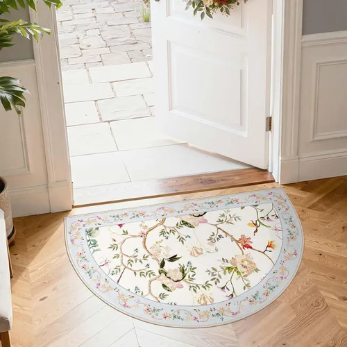Miniatura 82 de Jinchan Alfombra Floral de Pasillo, 2x5, Alfombras Antideslizantes Lavables a Máquina, Alfombra Suave de Pelo Bajo para Pasillo, Resistente a