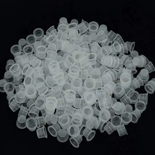Miniatura 7 de Vasos de pigmento para Microblading, nuevo tatuaje estrella 300 unids/bolsa 0.512 in anillos de tinta de tatuaje medianos desechables para tazas