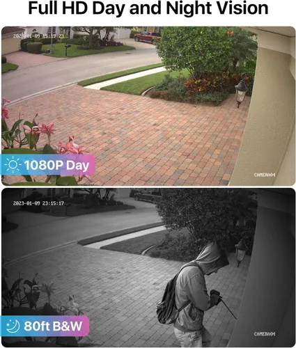 Miniatura 2 de ZOSI - Sistema de cámara de seguridad para el hogar de 8 canales 3K Lite para interiores y exteriores, detección AI de personas/vehículos, visión