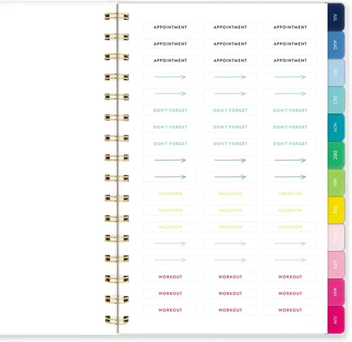 Miniatura 8 de AT-A-GLANCE Planificador académico 2025-2026, simplificado por Emily Ley, semanal y mensual, 5-1/2 x 8-1/2 pulgadas, pequeño, pestañas mensuales